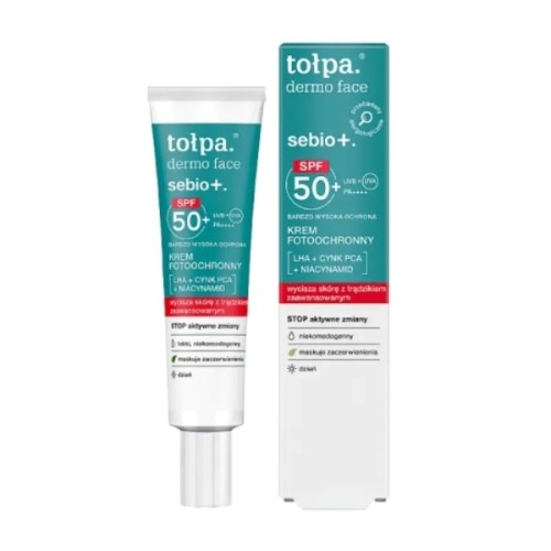 Tołpa Dermo Face Sebio+ – krem fotoochronny SPF 50, 40 ml