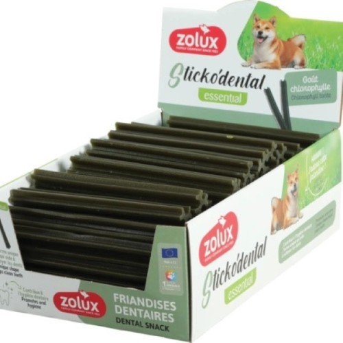 ZOLUX Przysmak dentystyczny dla psa STICKODENTAL M chlorofil 12cm 80szt