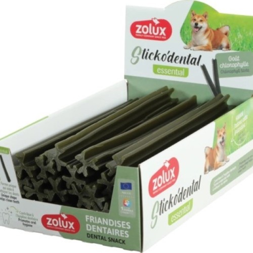 ZOLUX Przysmak dentystyczny dla psa STICKODENTAL L chlorofil 21cm 20szt