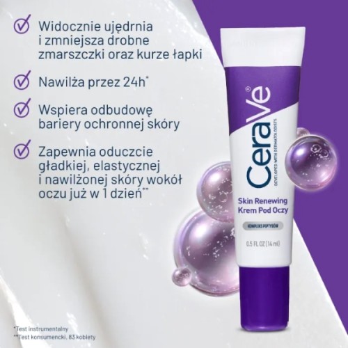 Cerave Skin Renewing, krem pod oczy, 14 ml