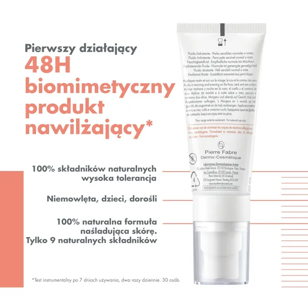 Avene Eau Thermale Tolerance Hydra-10 fluid nawilżający 40 ml
