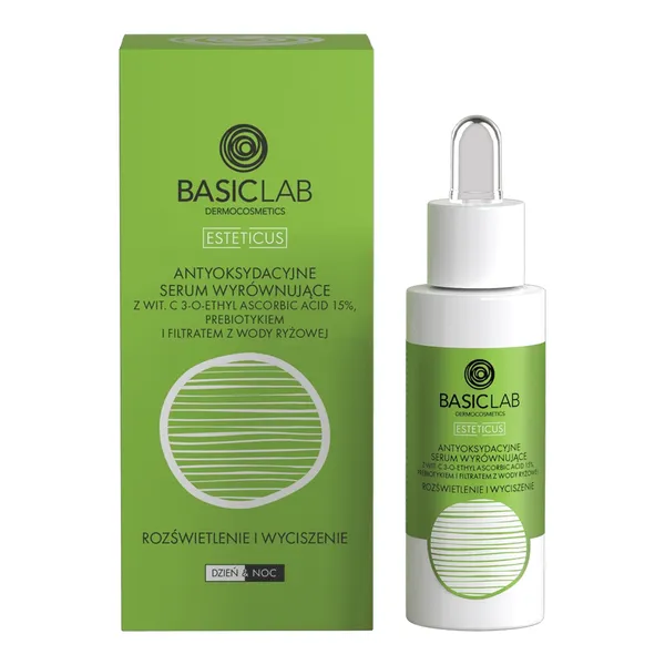 BasicLab Esteticus antyoksydacyjne serum wyrównujące z witaminą C 15% 30 ml