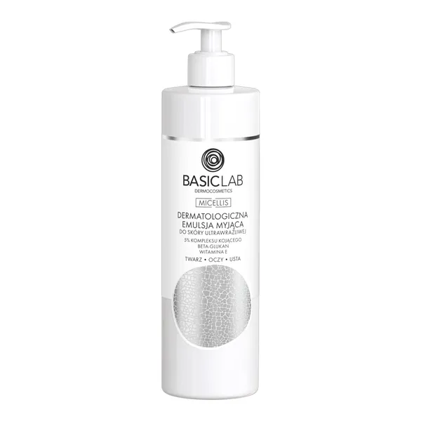 BasicLab Micellis dermatologiczna emulsja myjąca do skóry ultrawrażliwej 300 ml