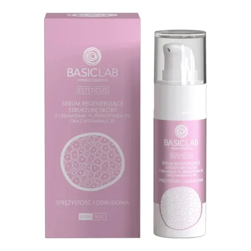BasicLab Esteticus serum regenerujące strukturę skóry ceramidy 1% 30 ml