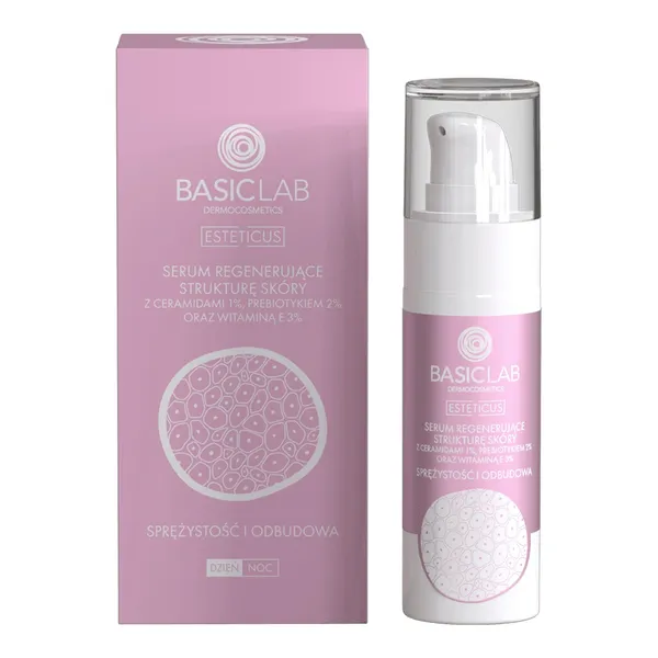BasicLab Esteticus serum regenerujące strukturę skóry ceramidy 1% 30 ml