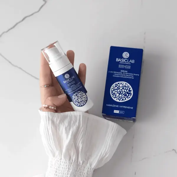 BasicLab Esteticus nawilżenie i wypełnienie serum z 10% trehalozą 5% SNAP-8 30 ml