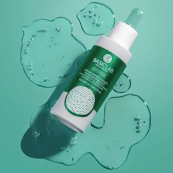 BasicLab Esteticus Serum zmniejszające niedoskonałości z niacynamidem 5%, 15 ml