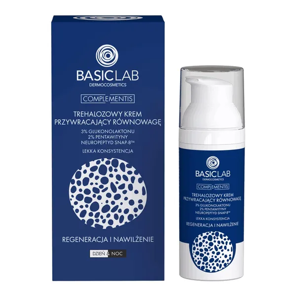 BasicLab Complementis Trehalozowy krem przywracający równowagę Regeneracja i Nawilżenie 50 ml