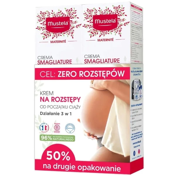 Крем от растяжек Mustela Maternite, для беременных и после родов, набор 2 x 250 мл